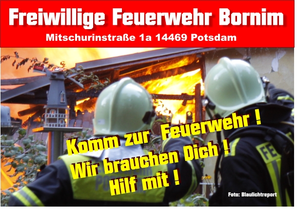 Wir brauchen Dich !  Hilf mit !